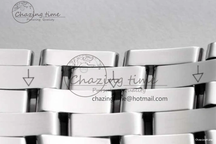 0503 Casual De Ville SS DIWF 1:1 Best Edition White Dial RG Markers on SS Bracelet MIYOTA 7847